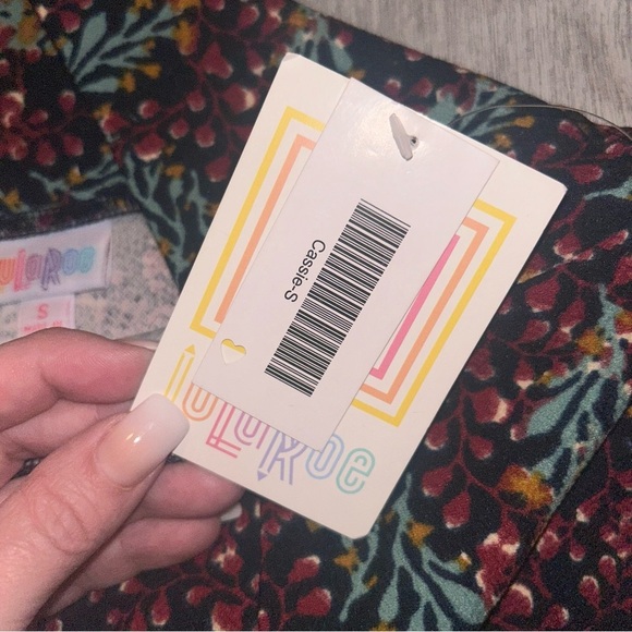 LuLaRoe Multi Color Floral Print Business Casual Pencil Skirt Set Size Small - Picture 7 of 7